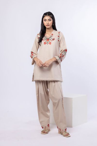 Embroidered | Cotton Dobby | Pants | USD 7.50