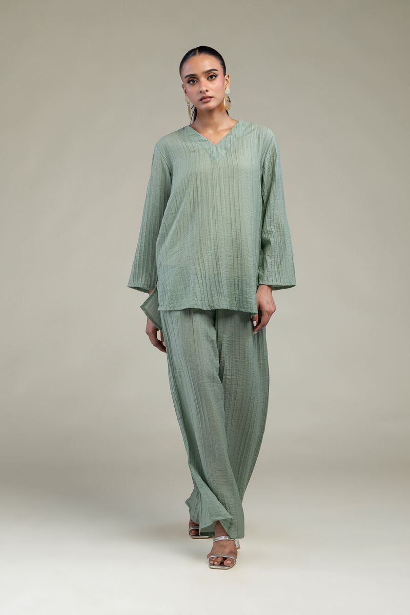 Dyed | Blended Crinkle | Solid Crinkle Shirt | USD 40.00