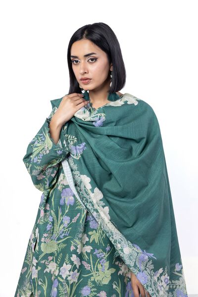 Printed | Textured Cotton | Tailored 3 Piece | USD 45.00