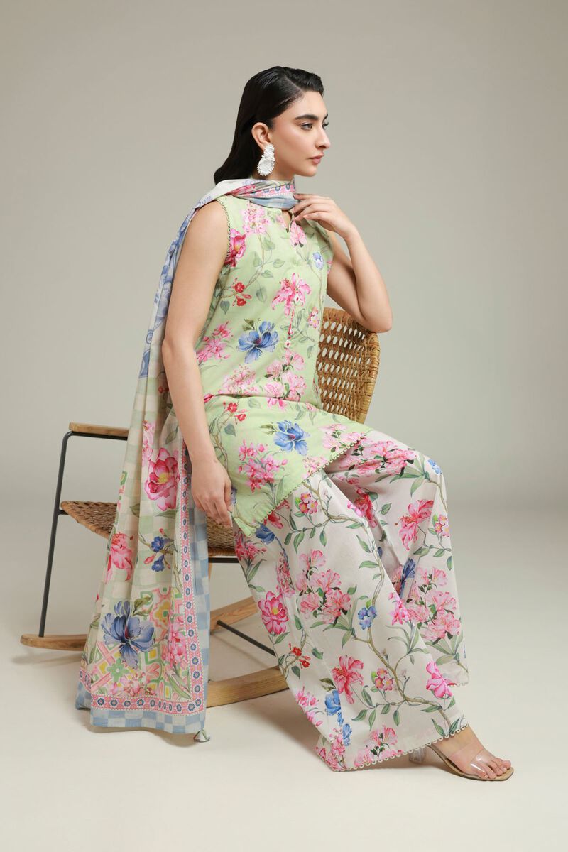 Printed | Messuri | Tailored 3 Piece | USD 60.00