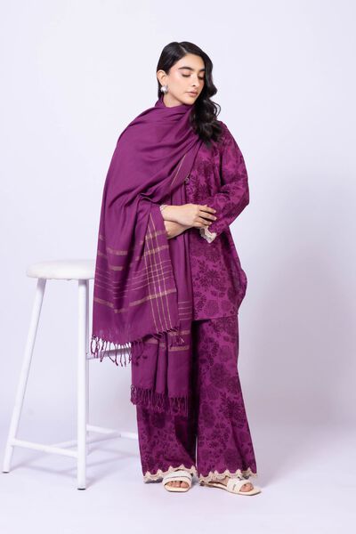 Embroidered | Heavy Textured Cotton | Pants | USD 4.50