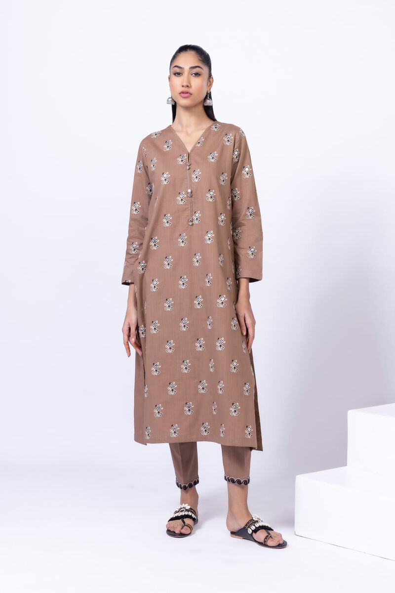 Embroidered | Crosshatch Poplin | Pants | USD 6.00