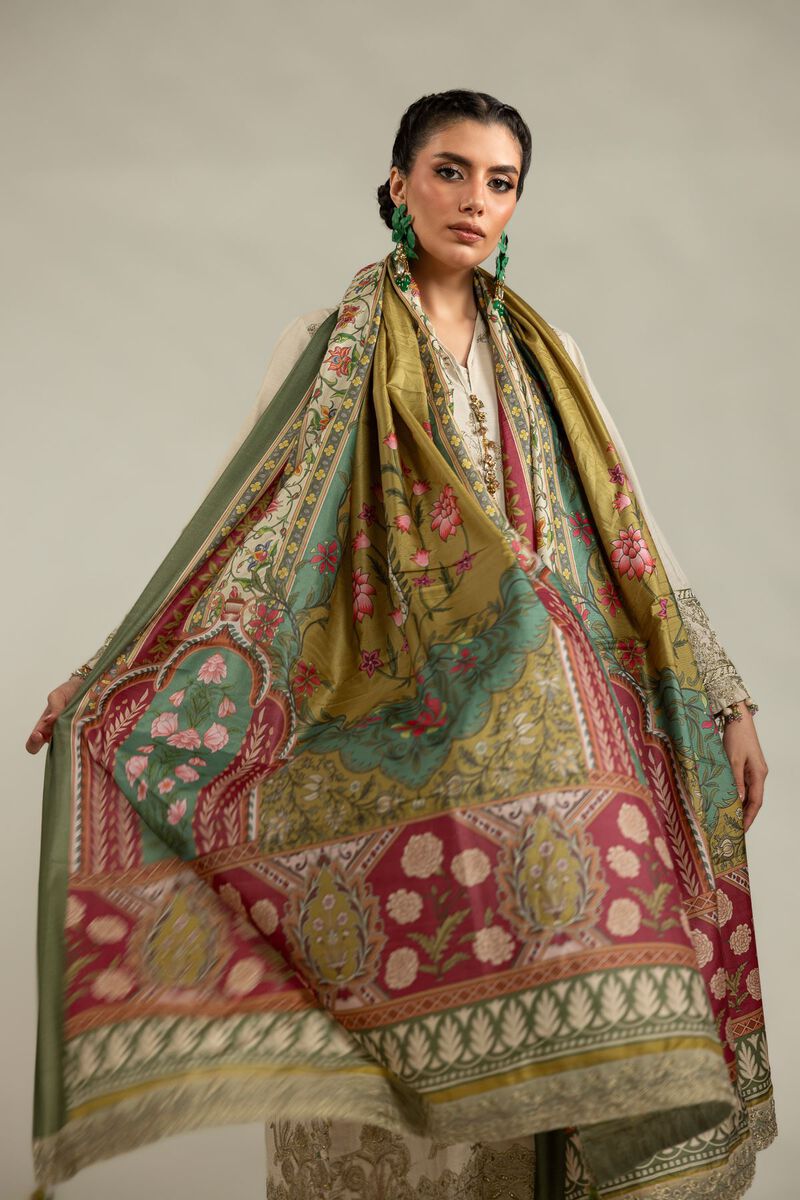 Embroidered | Raw Silk | 3-Piece Co-ord Set | USD 180.00