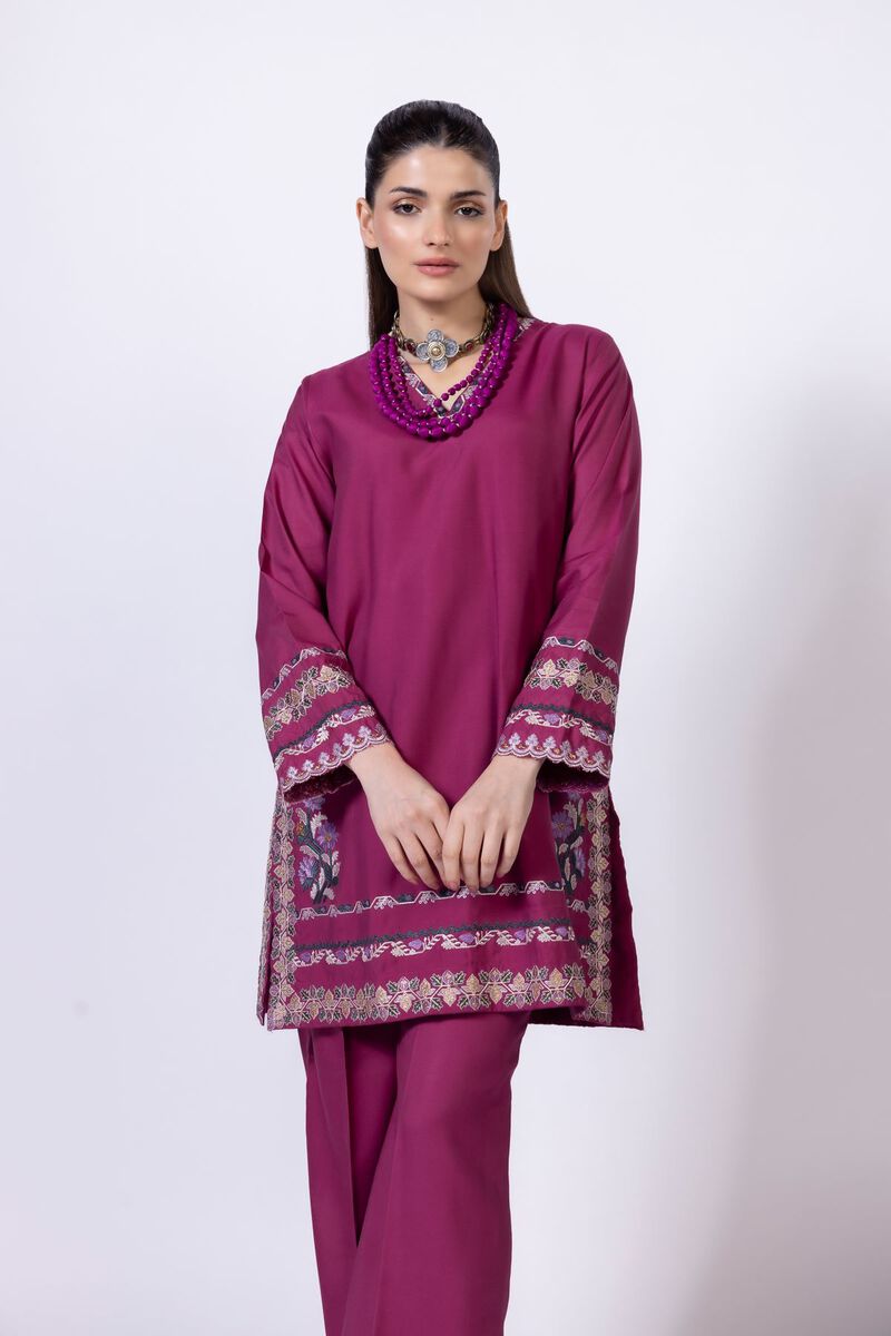 Embroidered | Viscose Oak Silk | Kurta | USD 25.00