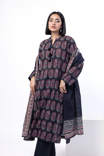 Printed | Textured Cotton | Tailored 3 Piece | USD 45.00