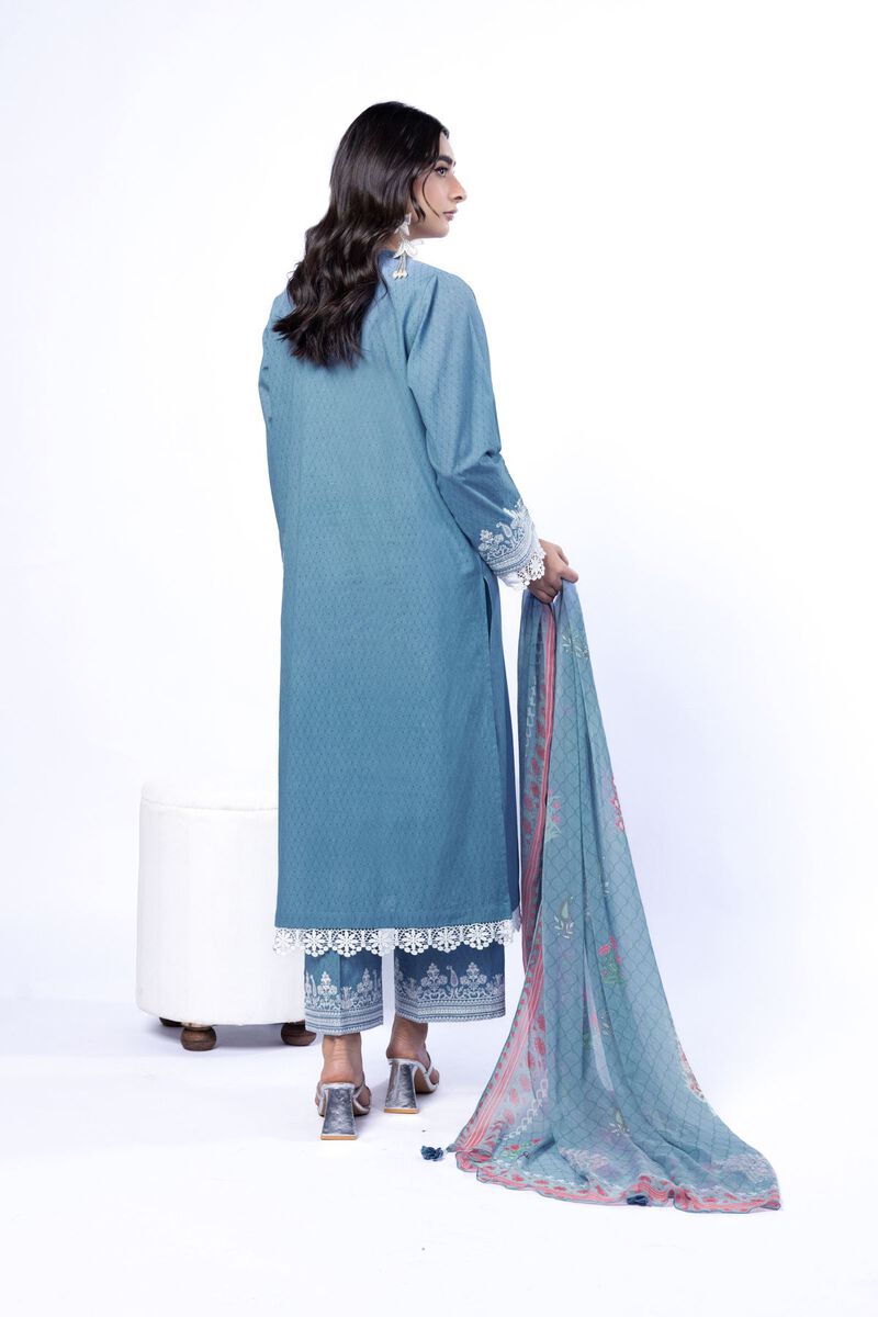 Embroidered | Cotton Dobby | Tailored 3 Piece | USD 75.00