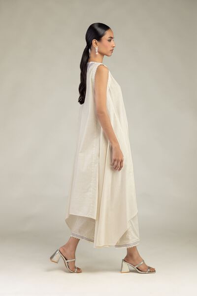 Textured Cotton | Embroidered | Textured Cotton Pants | USD 30.00