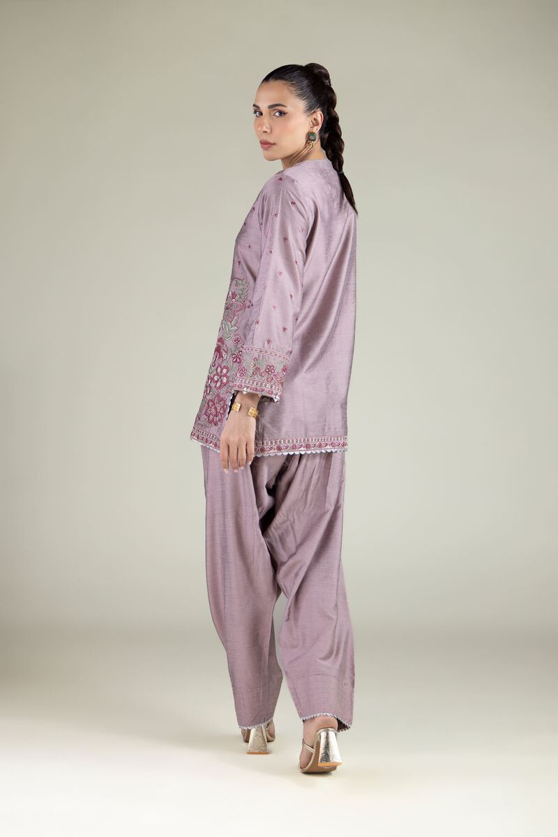 Embroidered | Raw Silk | Kurta | USD 65.00