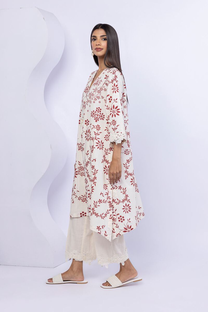 Embroidered | Crosshatch Poplin | Kurta | USD 30.00