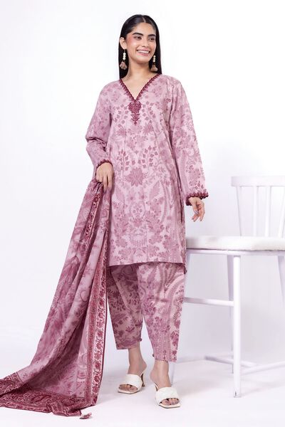 Embroidered | Lawn | Fabrics 3 Piece | USD 22.50