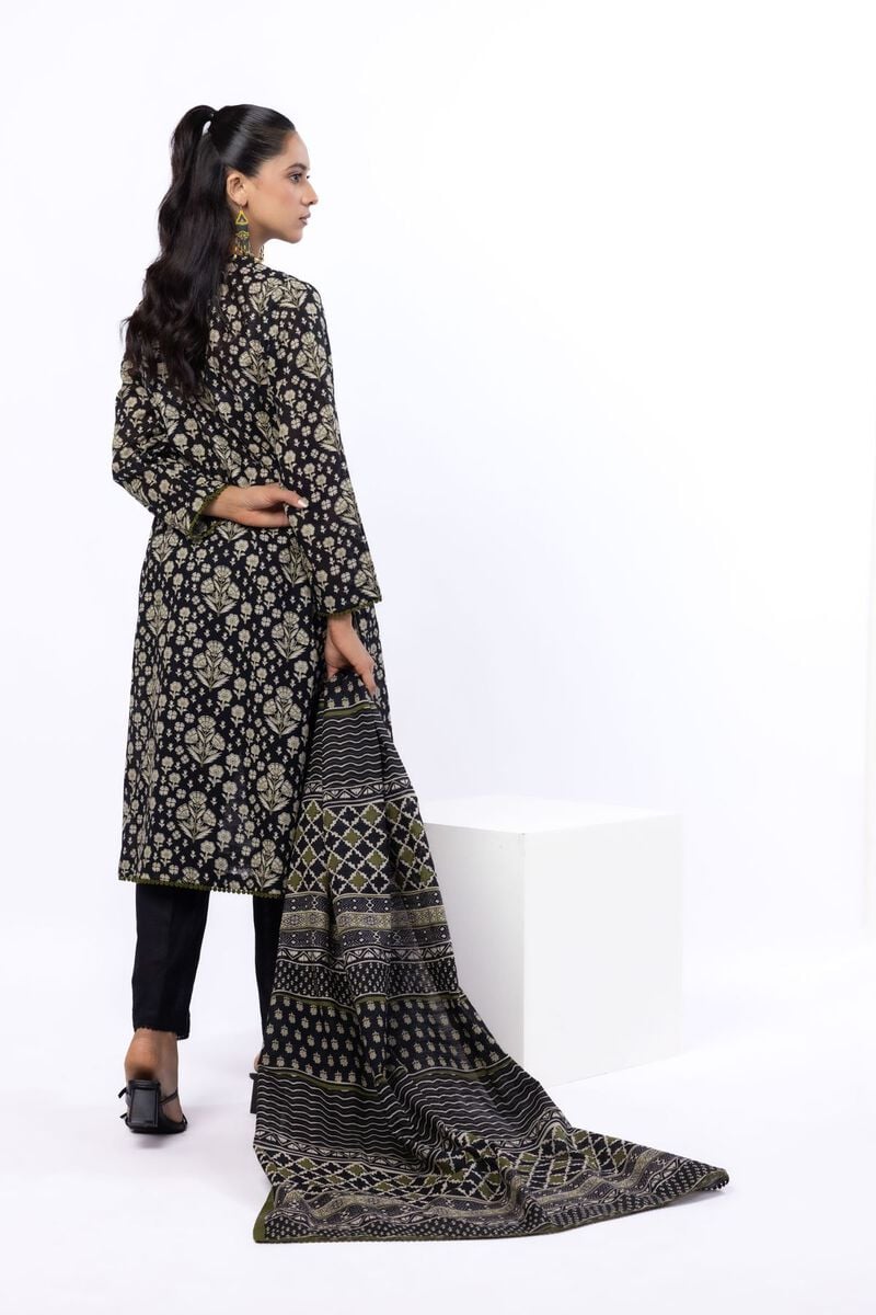 Printed | Light Khaddar | Tailored 3 Piece | USD 45.00