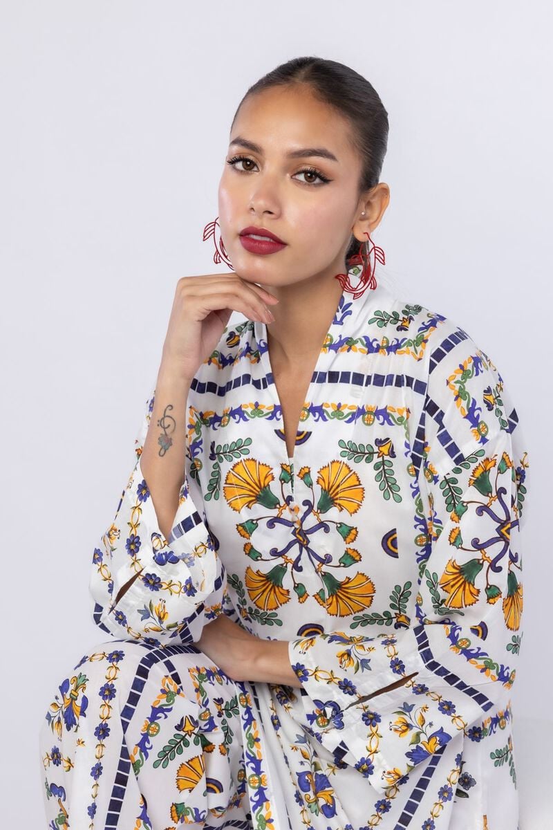 Printed | Cambric | Kurta | USD 6.00