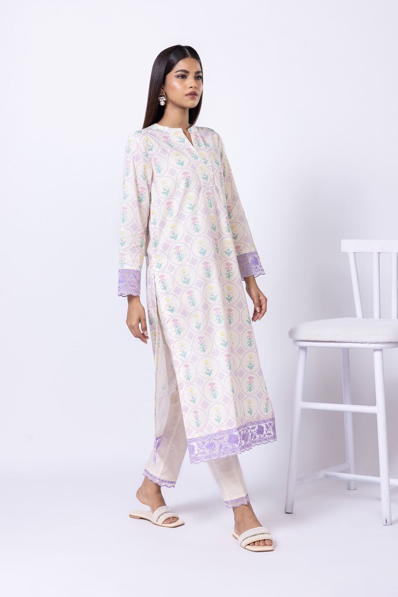 Embroidered | Crosshatch Poplin | Pants | USD 20.00