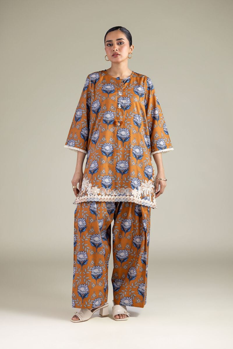 Embroidered | Cambric | Floral Cambric Kurta | USD 40.00