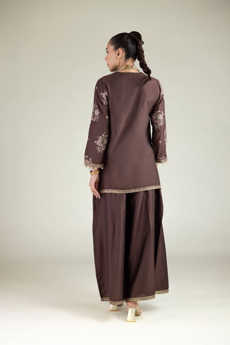 Embroidered | Raw Silk | Kurta | USD 60.00