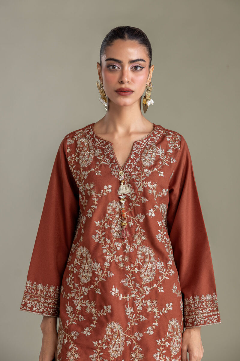 Embroidered | Heavy Blended Viscose | Short Viscose Kurta | USD 65.00