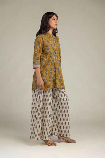 Embroidered | Cambric | Floral Cambric Pants | USD 30.00