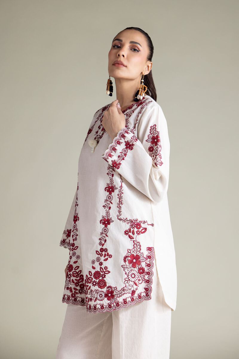 Embroidered | Cotton Dobby | 2-Piece Tailored Set | USD 70.00