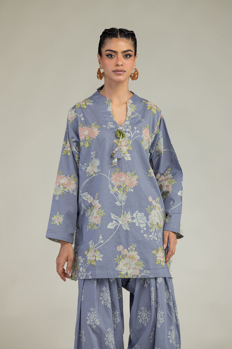 Printed | Cambric | Floral Cambric Kurta  | USD 35.00