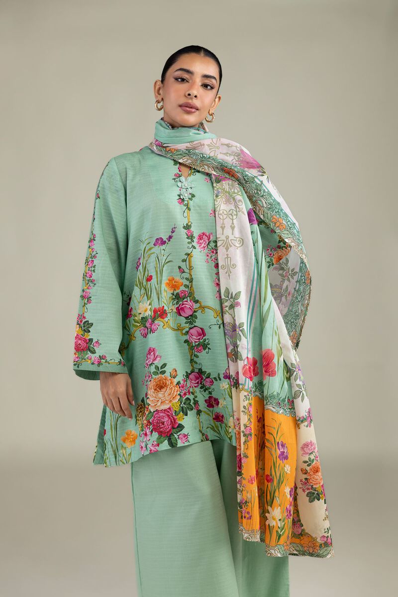 Printed | Lawn | Lawn Floral Dupatta | USD 30.00