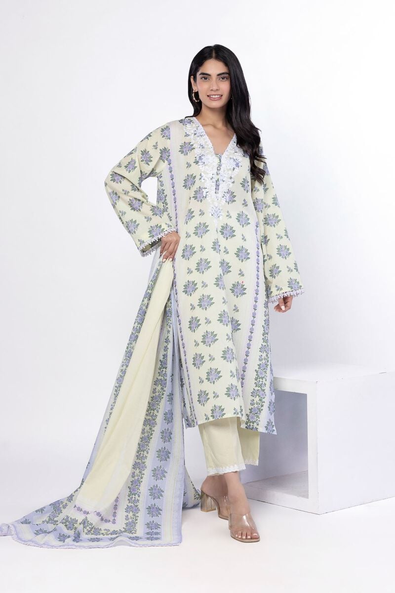 Embroidered | Lawn | Fabrics 3 Piece | USD 45.00