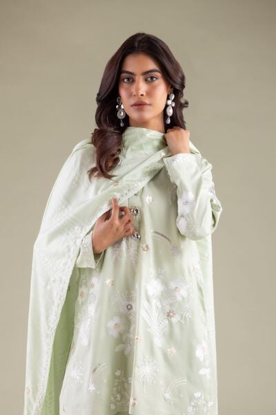 Embroidered | Raw Silk | Kurta | USD 55.00
