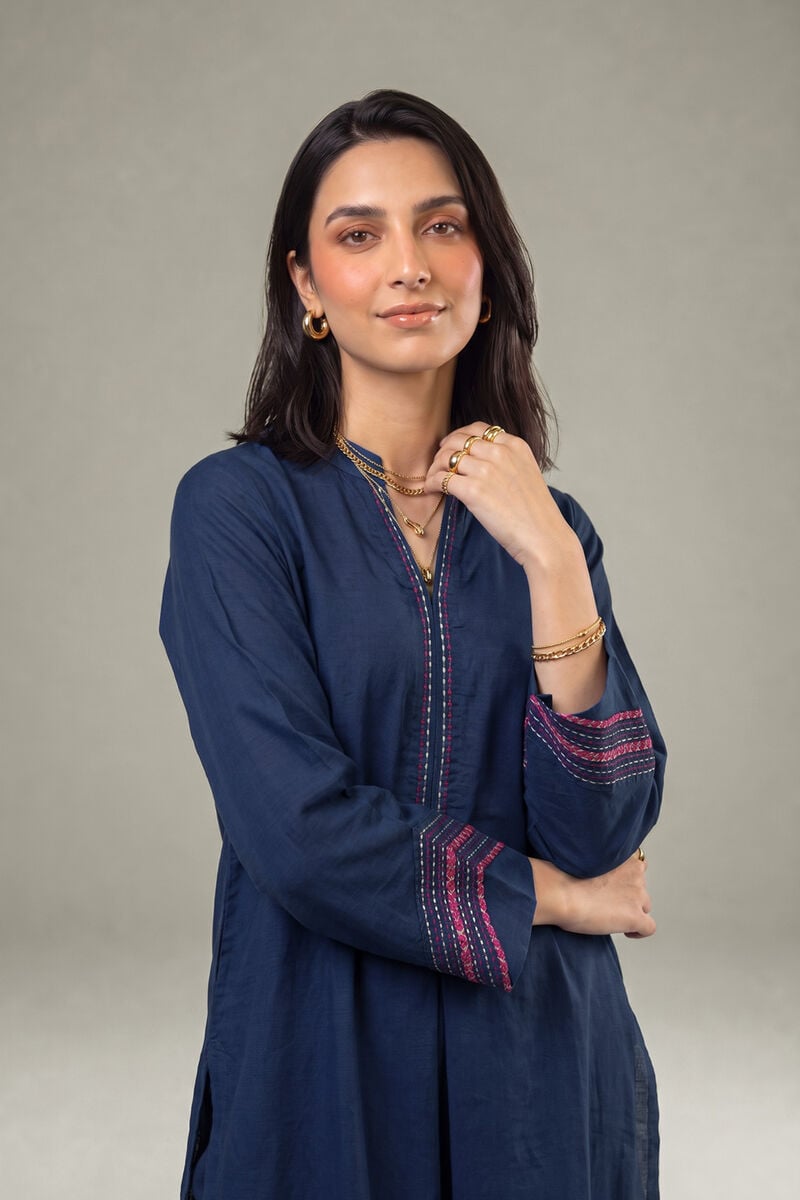 Embroidered | Light Khaddar | Tailored Khaddar Set | null