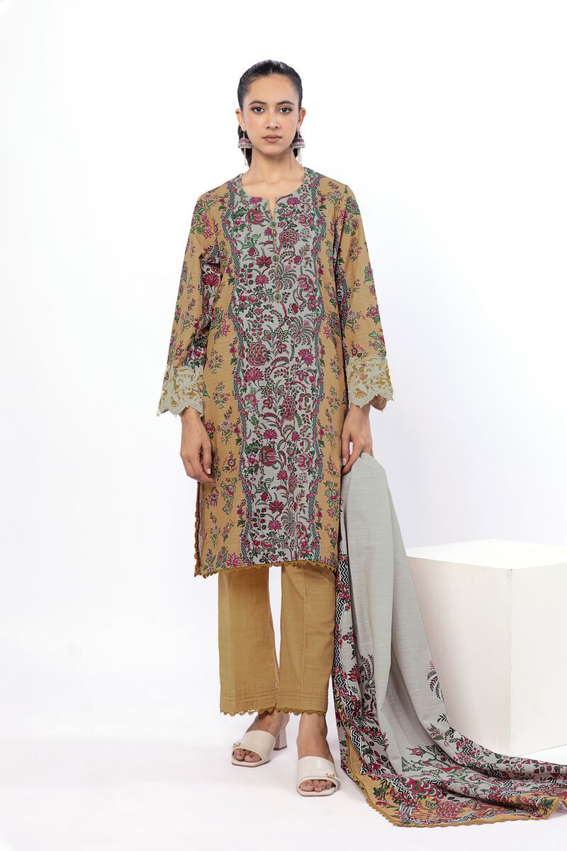 Embroidered | Light Khaddar | Tailored 3 Piece | USD 50.00