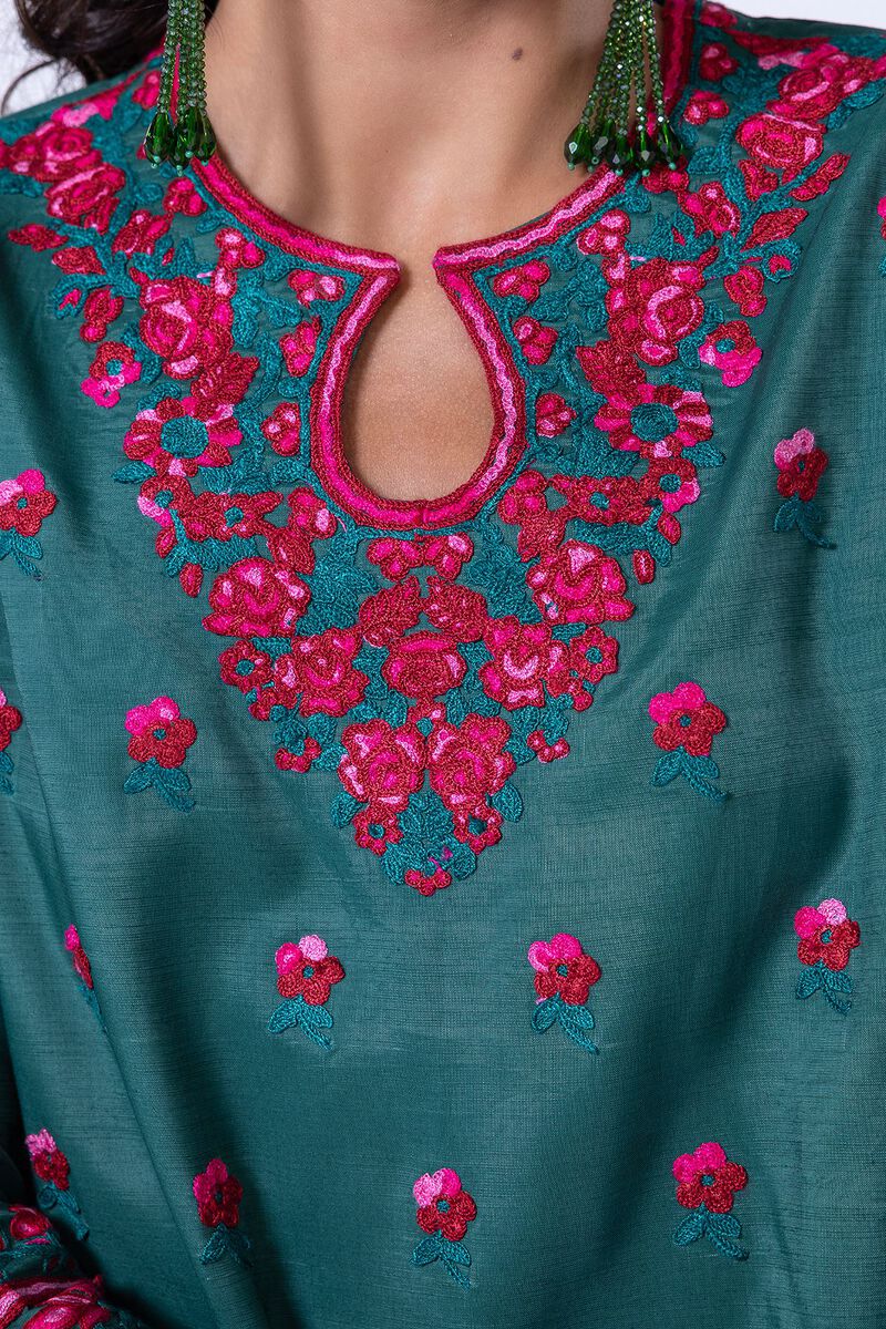 Embroidered | Raw Silk | Kurta | USD 30.00