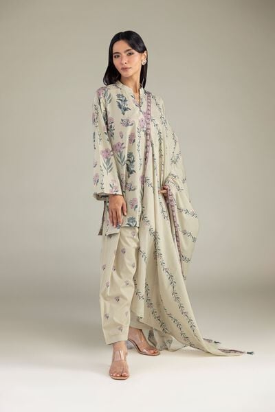 Printed | Cambric | Floral Cambric Kurta | USD 35.00