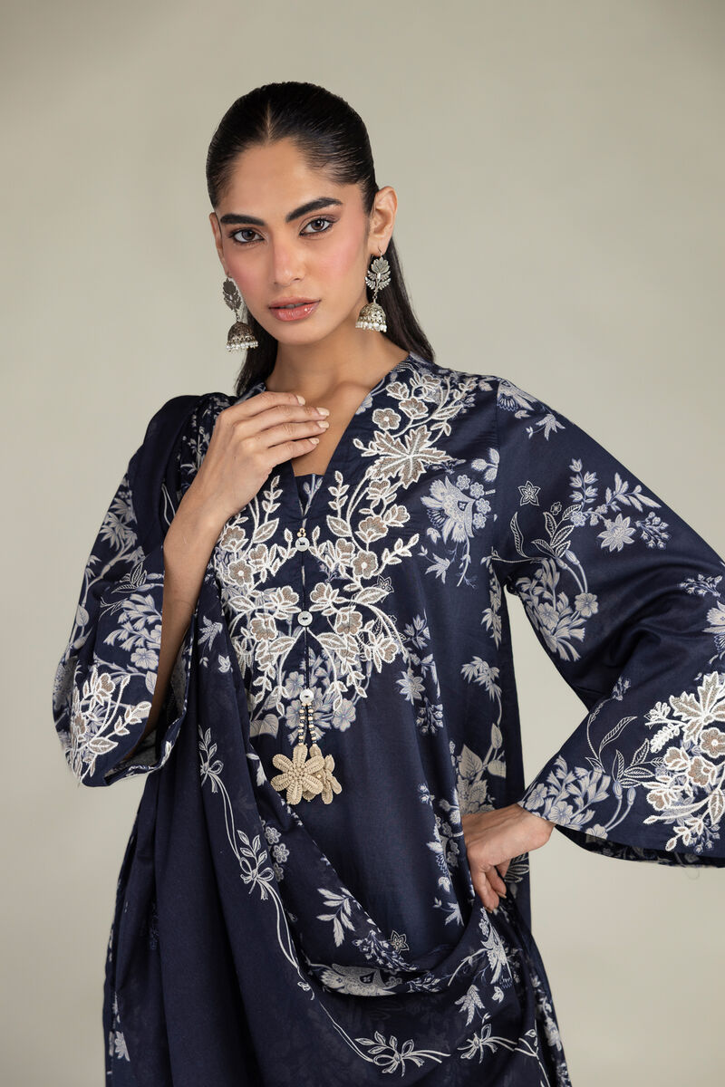 Embroidered | Lawn | Floral Lawn Dupatta | USD 25.00