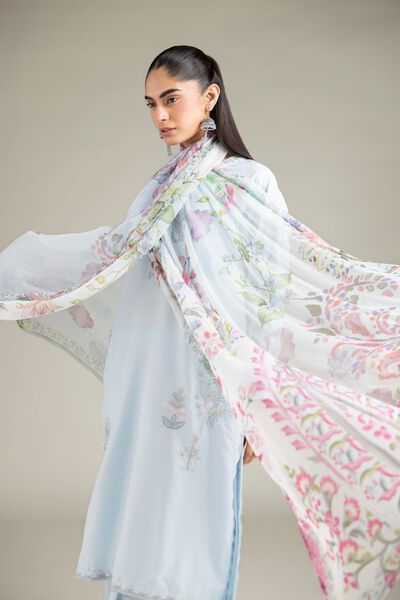 Embroidered | Chiffon | Dupatta | USD 25.00