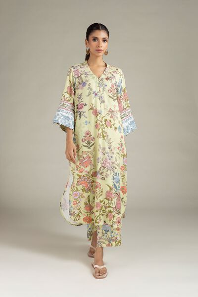 Printed | Raw Silk | Pants | USD 15.00