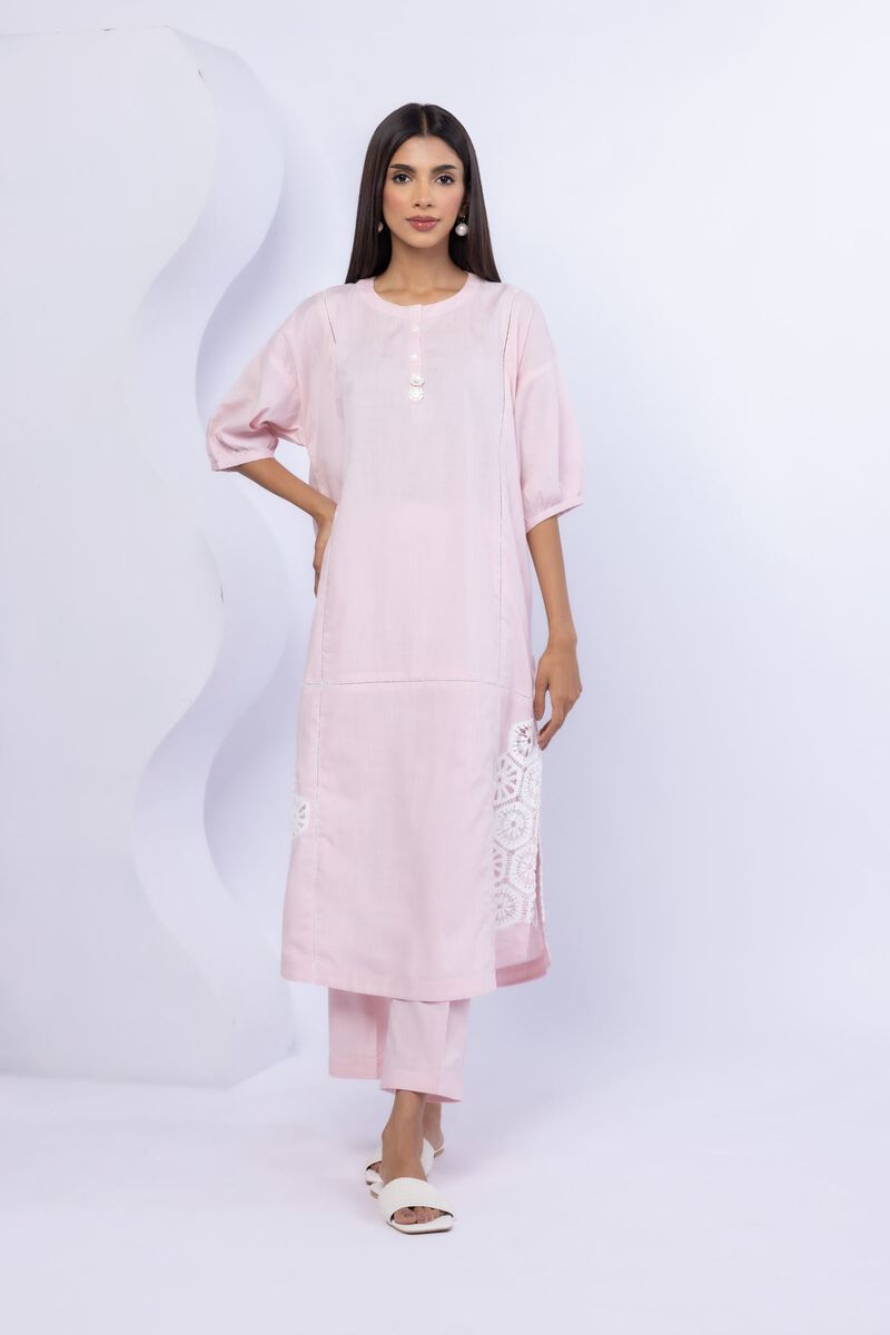 Embroidered | Crosshatch Poplin | Kurta | USD 17.50