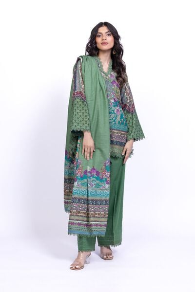 Printed | Mesuri Khaddar | Dupatta | USD 11.00