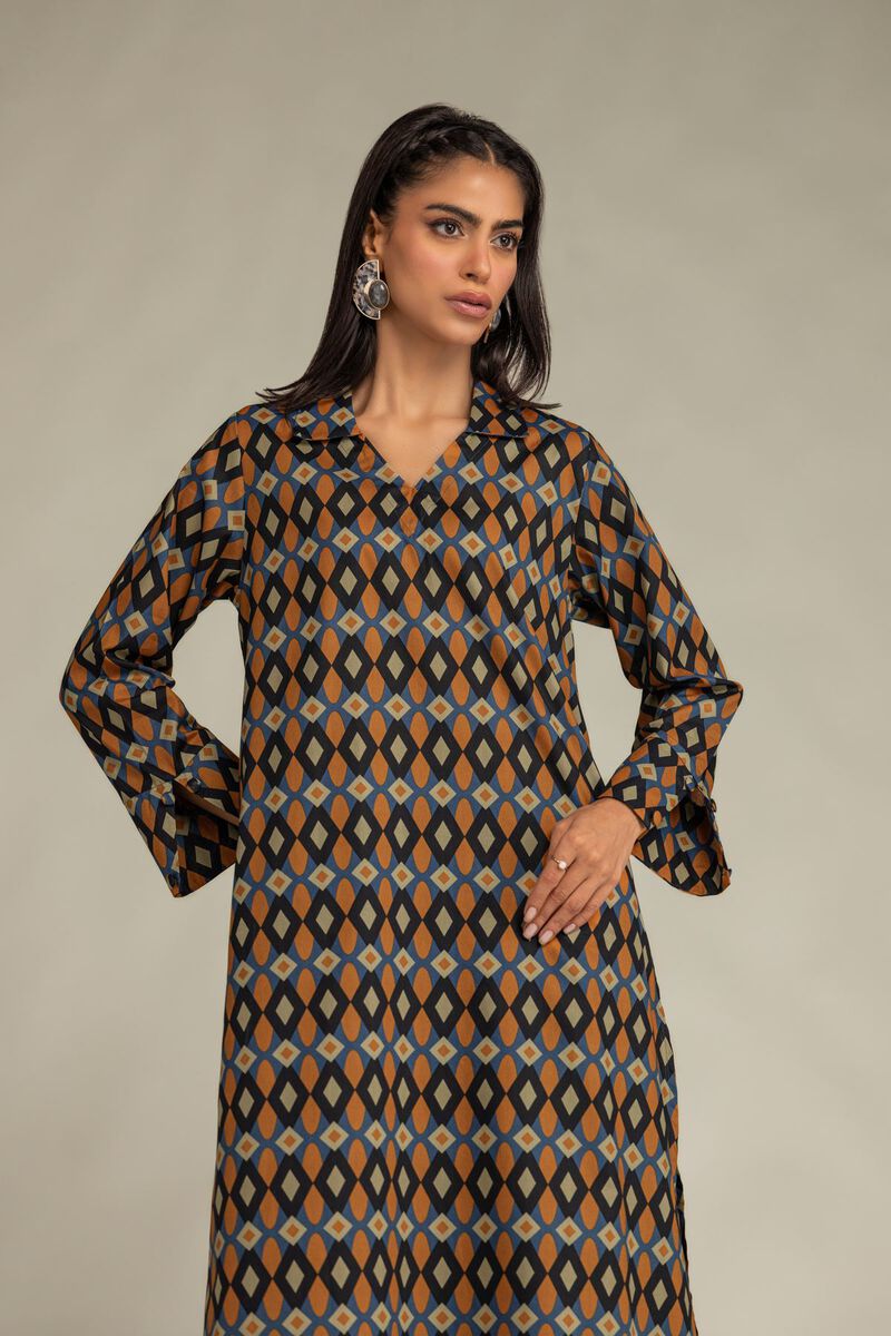 Printed | Cambric | Longline Cambric Kurta | USD 35.00