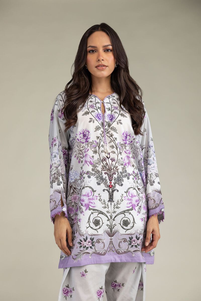 Printed | Cambric | Floral Cambric Kurta | USD 35.00