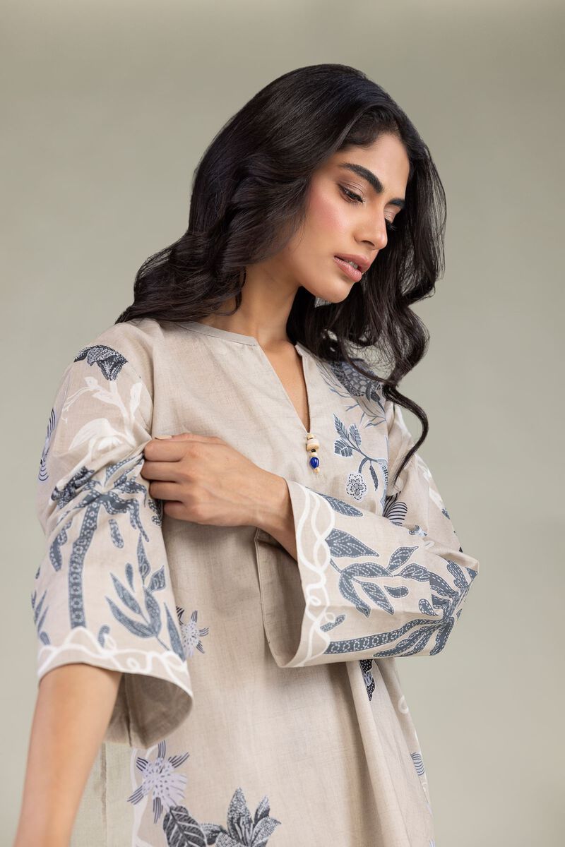 Printed | Cambric | Cambric Floral Tunic | USD 35.00