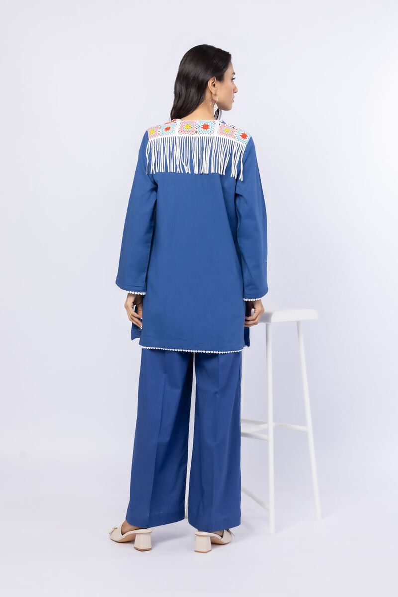 Embroidered | Crosshatch Poplin | Kurta | USD 15.00