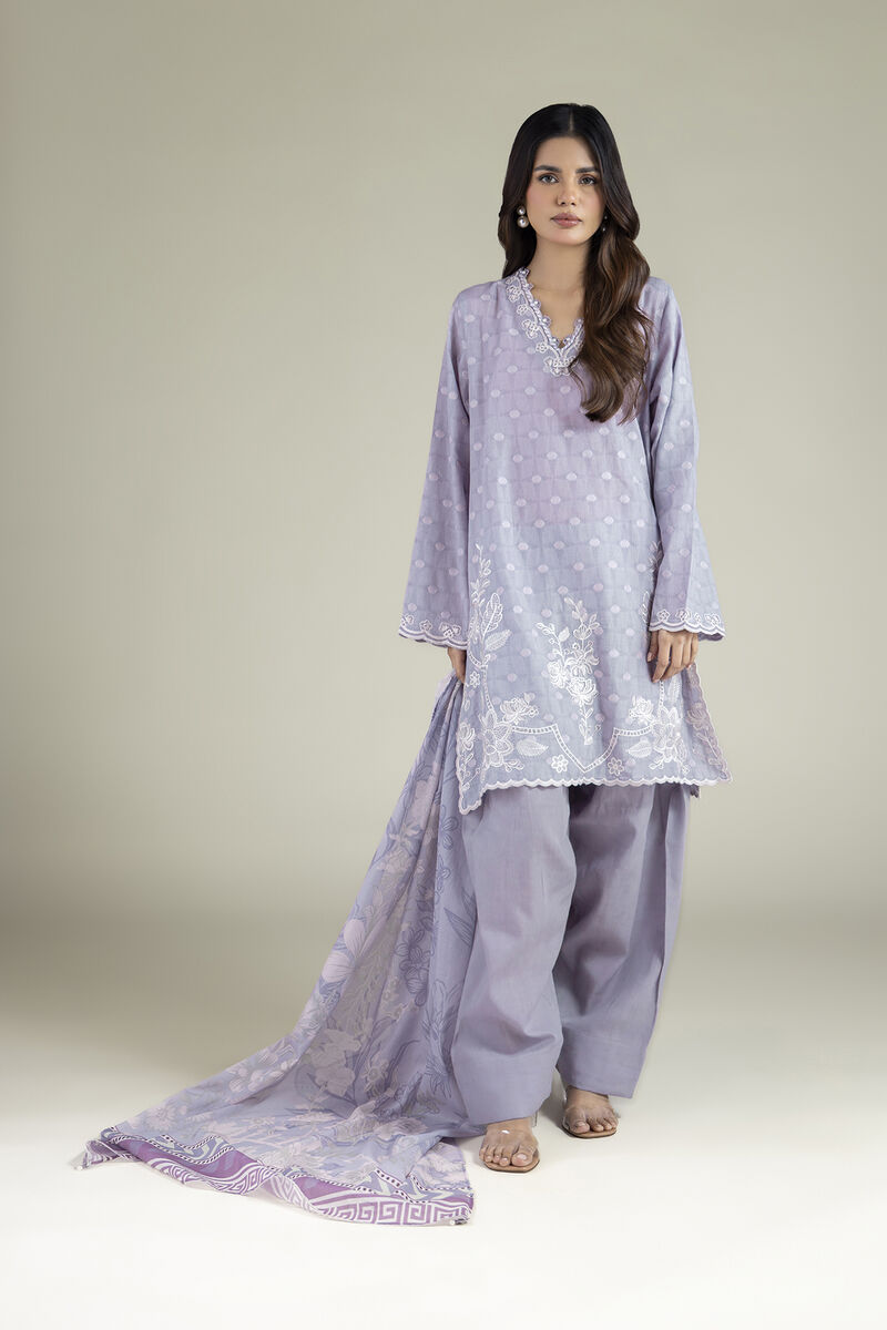 Embroidered | Broshia | Tailored 3 Piece | USD 80.00