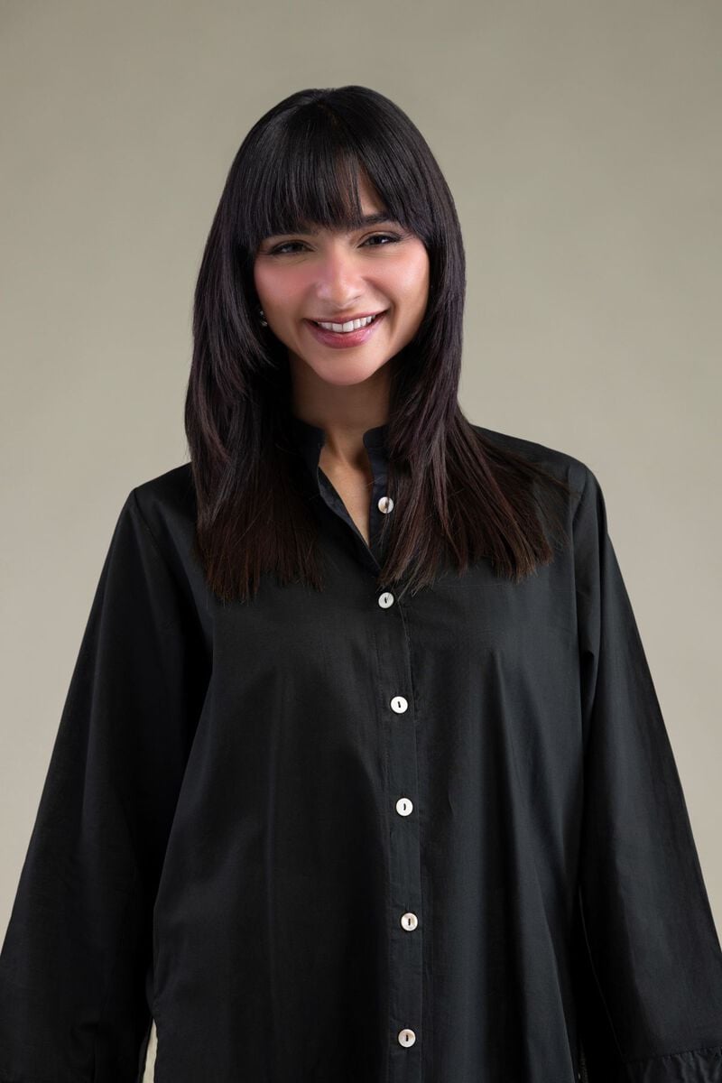 Dyed | Cambric | Black Cambric Kurta | USD 30.00
