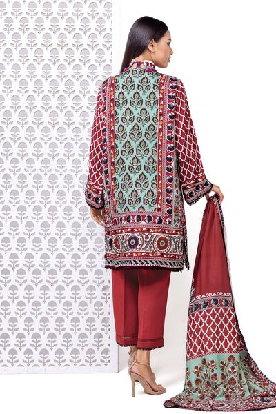 Printed | Marina Twill | Tailored 3 Piece | USD 22.50
