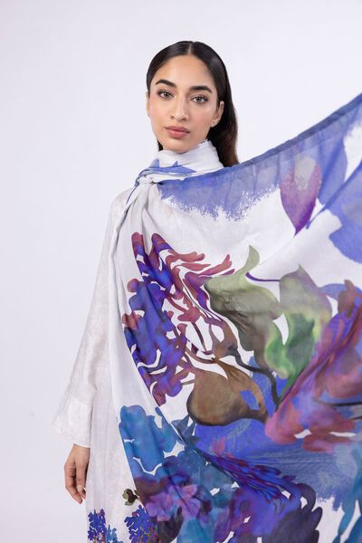 Printed | Light Thai Silk | Dupatta | USD 23.00
