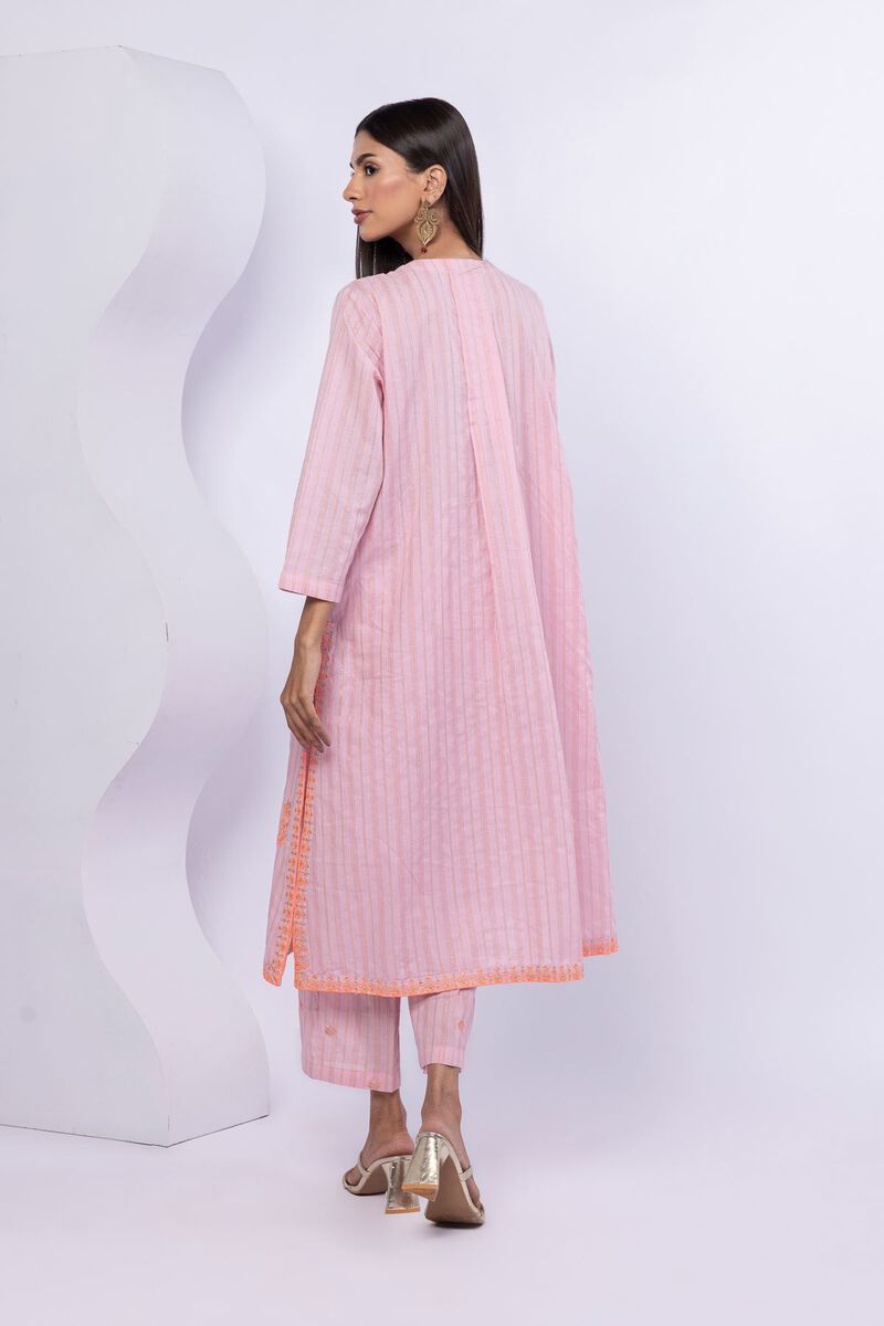 Embroidered | Lurex Stripes | Kurta | USD 20.00