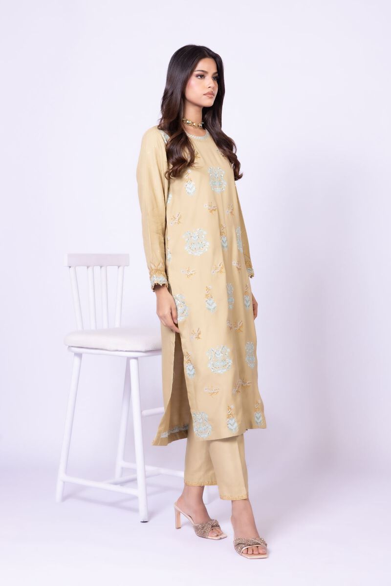 Embroidered | Viscose Oak Silk | Kurta | USD 60.00