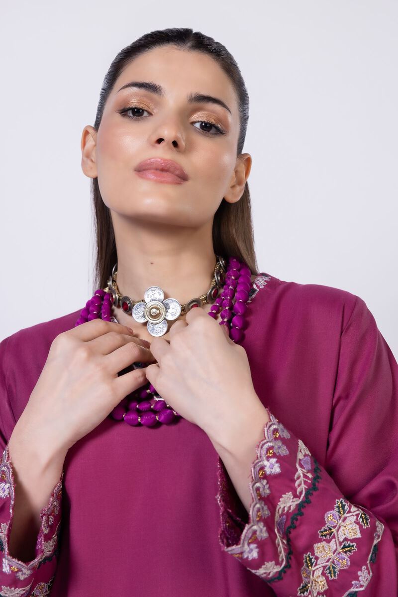 Embroidered | Viscose Oak Silk | Kurta | USD 25.00