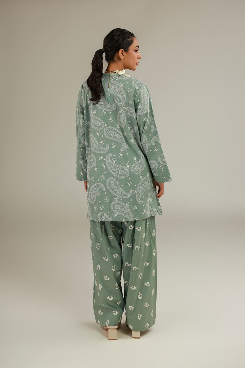 Cambric | Green Cambric Kurta | USD 35.00