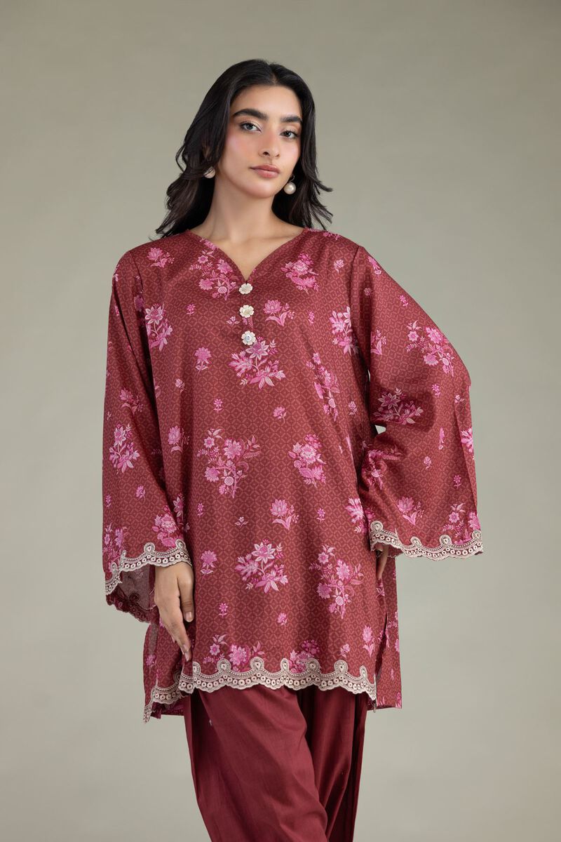 Embroidered | Cambric | Tailored 2-Piece Set | USD 45.00