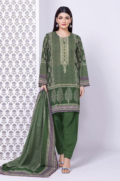 Embroidered | Light Khaddar | Tailored 3 Piece | USD 35.00