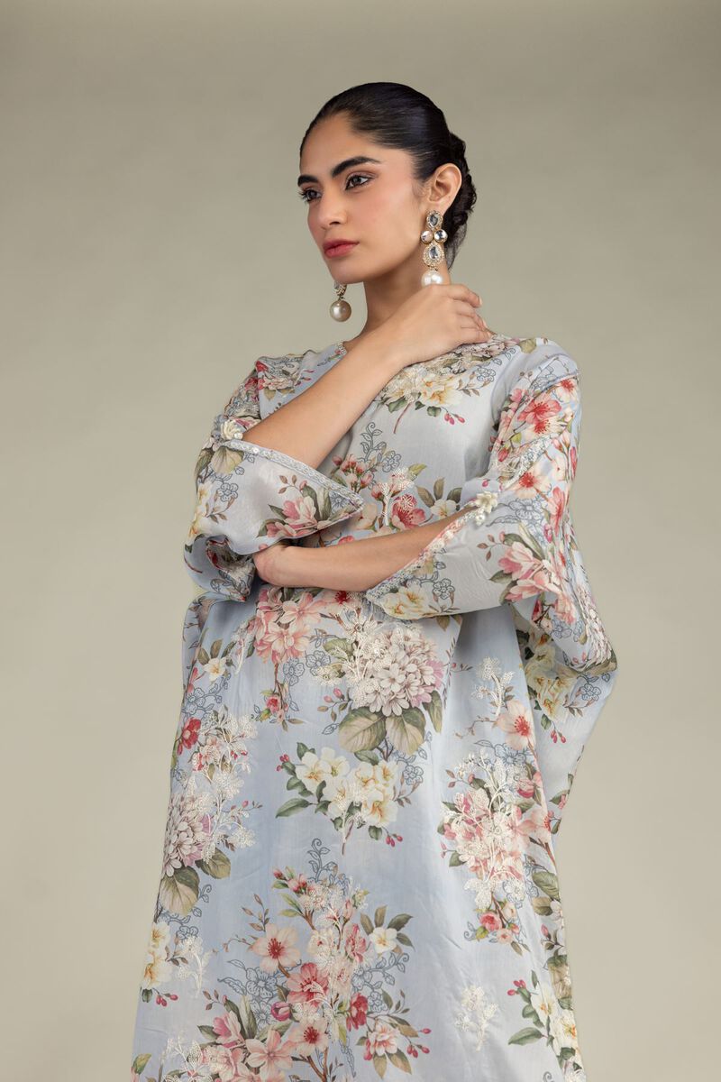 Embroidered | Blended Viscose | Long Embroidered Kurta | USD 55.00